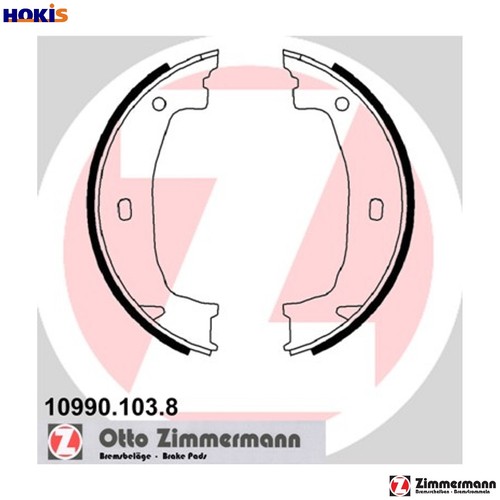 Brake shoe set parking - brake,