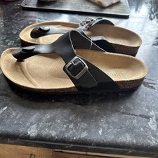 Ladies AUTENTI by PENTA Leather Insole Summer Sandals - Size EU 43  UK 9