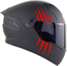 Motorcycle Helmet Sticker | Motorcycle Stickers | Claw Claw Scratches | Motorcyc