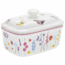 Large Butter Dish Butterfly