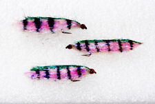 6 UV RAINBOW Flies Barbed/