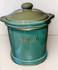 Green Ceramic Bread Bin Lid