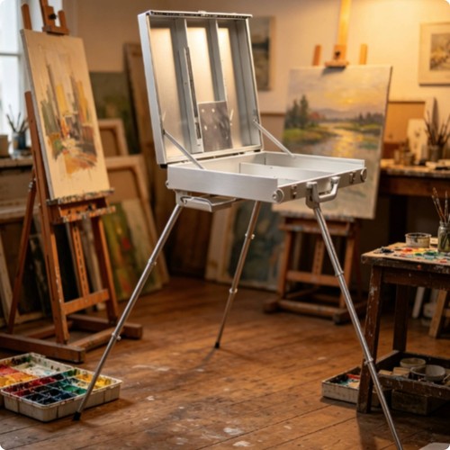 Painting box with legs - box,