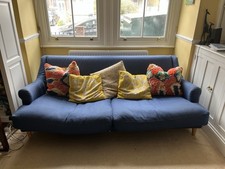 Habitat 3-Seater Sofa Navy