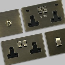 Screwless antique brass - screwless,