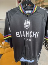 Mens Bianchi Bib And Top Set Black XXL