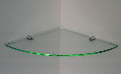 Corner shelf perspex - shelf,