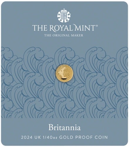 Royal mint britannia 2024 - 2024, 1/40