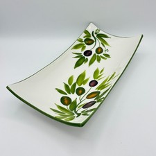 Italian Olive Dish Ceramic