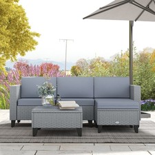 5 Pieces Rattan Garden