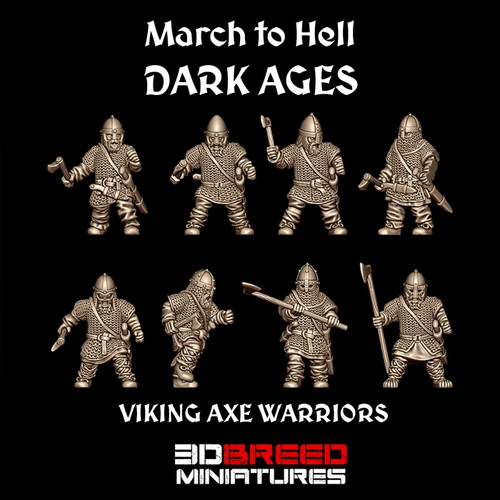 Viking axe warriors - viking,