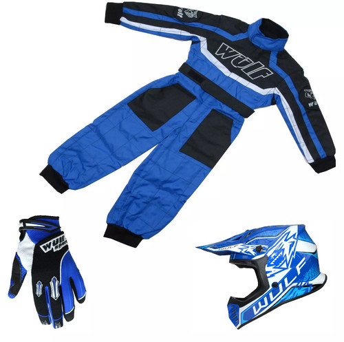 Kids blue wulfsport kit - kids,