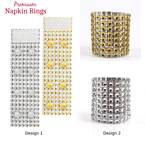 50pcs diamante napkin - 20,