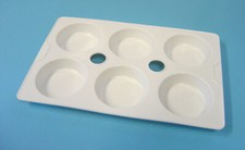 6 Well Stackable Artist Childrens Paint Palette Kids Craft Mixing Sorting Tray