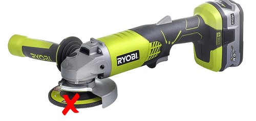 Ryobi 115mm 18v one cordless - one+,