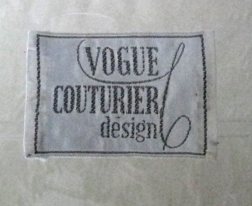 Vogue couturier design sew - couturier, sew-in