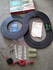 A nice working minic motorway race set, track tested cars and new track rubber 