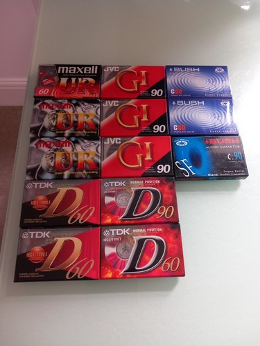 Blank audio cassette tapes - blank,