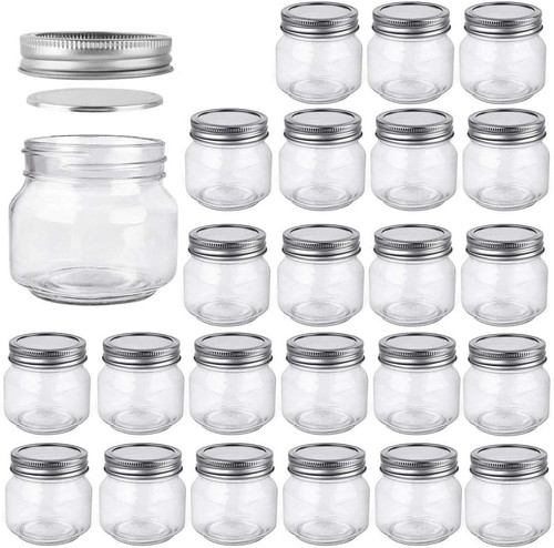 Mason jars 24 pack 240ml - 8, jars,