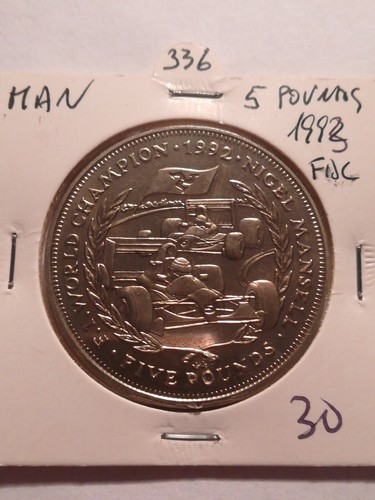Isle man 5 pounds 1993 - of,