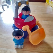 ELC SPACE MOON BUGGY DIGGER AND 2 ASTRONAUTS