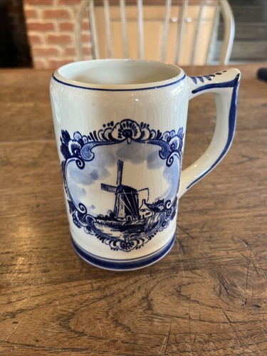 Delftware holland windmill - delftware,