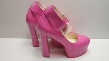 PINK HIGH HEELS PLATFORM SHOES
