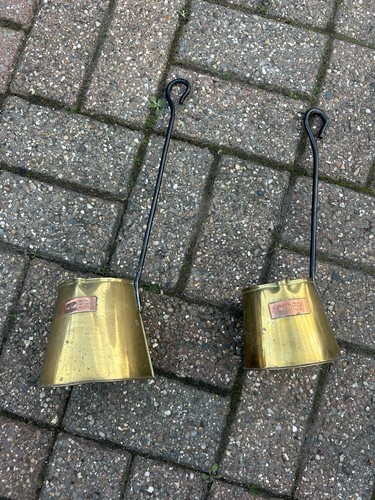 Antique brass cider measure - 2,