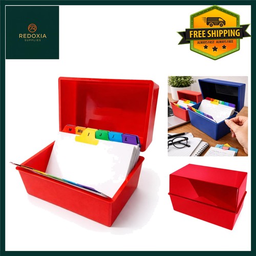 Sturdy red plastic index - sturdy,