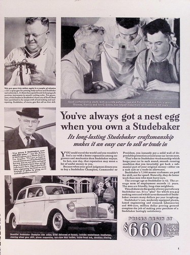 1939 studebaker vintage print - 1939,