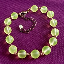 Uranium Yellow Glass Bracelet