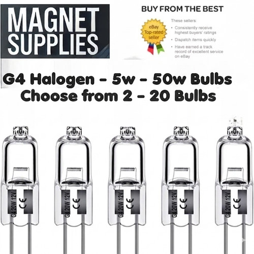 Halogen bulbs 10w - 5w, 20w