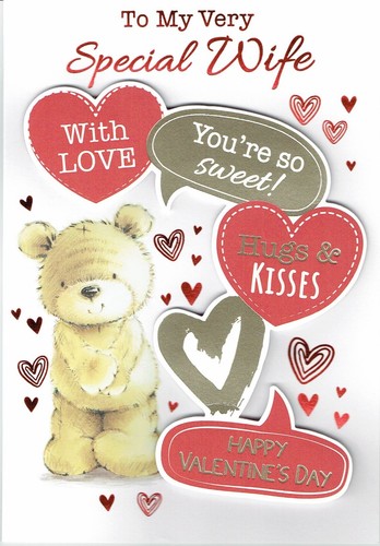 Wife valentine card quality - wife,