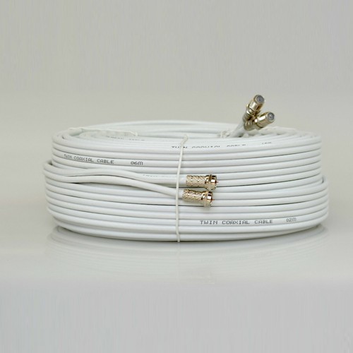 White twin satellite - white,