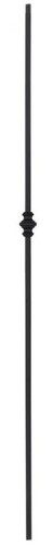 12mm square satin black - square,