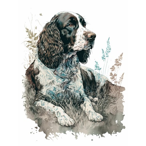 English springer spaniel - english, dog