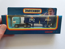 MATCHBOX CONVOY CY-26 DAF DOUBLE CONTAINER TRUCK P&O UNPUNCHED MINT