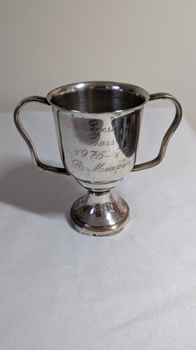 Vintage silver plated fishing - silver,