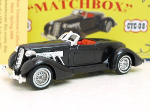 Matchbox cyc auburn - auburn, 851,cyc