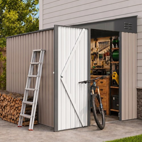 Lean garden storage shed - garden,