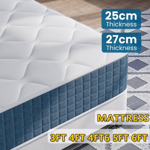 Blue hybrid memory foam - blue-,