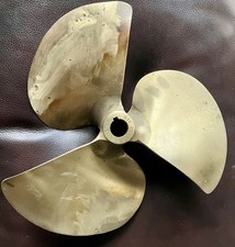 Brass Boat 3 Blade Propeller