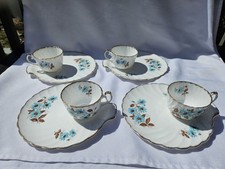 Vtg Snack Set GLADSTONE Bone