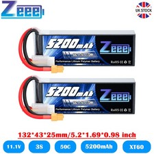 2x Zeee 3S Lipo Battery