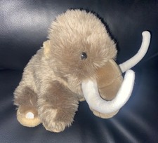 Wooly mammoth Soft Cuddly Toy earth nature 9 Inches Tall  Prehistoric Plush