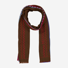MISSONI Brown Wool Zig Zag