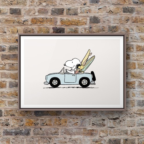 Snoopy wall art print - art,