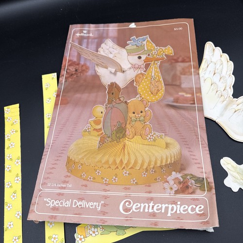 Vintage baby shower - vintage, honeycomb