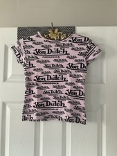 Ladies Von Dutch Top Size Uk 6 New 