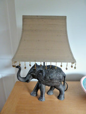 ELEPHANT LAMP WITH SHADE